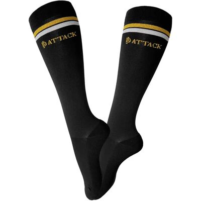 Chaussettes équitation femme JD Attack Lauren Noir - Publicité Chaussettes équitation femme JD Attack Lauren Noir - Publicité