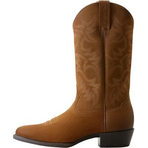 Bottes western cuir Ariat Heritage R Toe Marron - Publicité Bottes western cuir Ariat Heritage R Toe Marron - Publicité