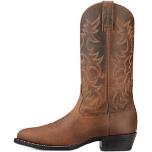 Bottes western en cuir Ariat Heritage R Toe Marron - Publicité Bottes western en cuir Ariat Heritage R Toe Marron - Publicité