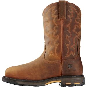 Bottes western à bout carré large et embout en acier Ariat WorkHog Marron - Publicité Bottes western à bout carré large et embout en acier Ariat WorkHog Marron - Publicité