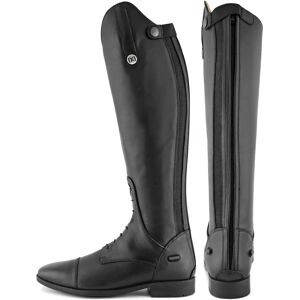 Bottes d'équitation avec lacets/zip à l'arrière Derby Noir - Publicité Bottes d'équitation avec lacets/zip à l'arrière Derby Noir - Publicité