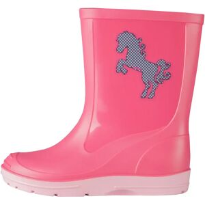 Bottes d'équitation de pluie PVC fille HORKA Rose - Publicité Bottes d'équitation de pluie PVC fille HORKA Rose - Publicité