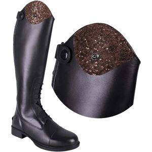 Top échangeables pour botte d'équitation QHP Romy Sparkle Noir - Publicité Top échangeables pour botte d'équitation QHP Romy Sparkle Noir - Publicité