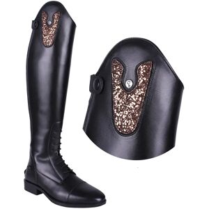 Top échangeables pour botte d'équitation QHP Sasha Sparkle Noir - Publicité Top échangeables pour botte d'équitation QHP Sasha Sparkle Noir - Publicité