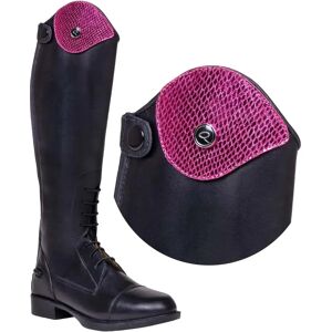 Top échangeable de bottes équitation QHP Romy Snake Rose - Publicité Top échangeable de bottes équitation QHP Romy Snake Rose - Publicité
