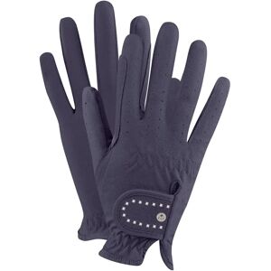 Gants d'équitation en cuir universels ELT Der Allrounder Bleu - Publicité Gants d'équitation en cuir universels ELT Der Allrounder Bleu - Publicité