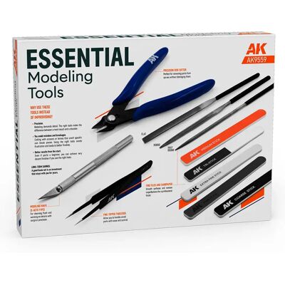 Set d'outils de modelisme AK Interactive Multicolore - Publicité Set d'outils de modelisme AK Interactive Multicolore - Publicité