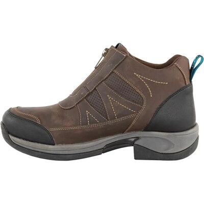 Bottines en cuir zippées BR Equitation Cavan Marron - Publicité Bottines en cuir zippées BR Equitation Cavan Marron - Publicité