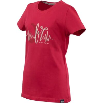 T-shirt fille BR Equitation Olsen Rouge - Publicité T-shirt fille BR Equitation Olsen Rouge - Publicité