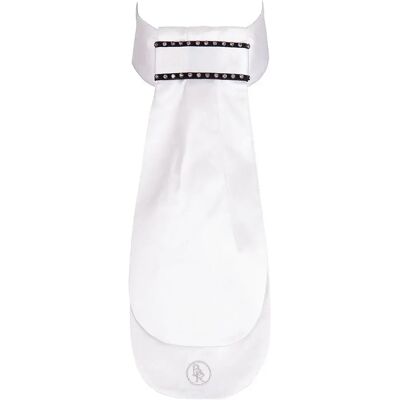 Plastron avec strass enfant BR Equitation London Blanc - Publicité Plastron avec strass enfant BR Equitation London Blanc - Publicité