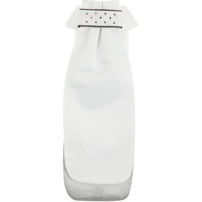 Plastron BR Equitation Modena Satin Blanc - Publicité Plastron BR Equitation Modena Satin Blanc - Publicité