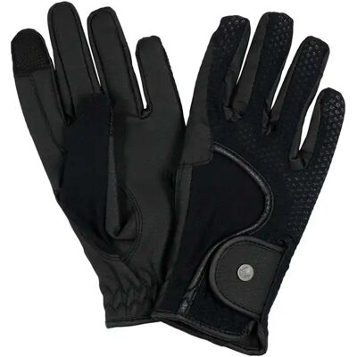 Gants d'équitation en maille Catago FIR-Tech Noir - Publicité Gants d'équitation en maille Catago FIR-Tech Noir - Publicité