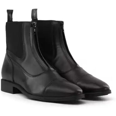 Dyon Bottines à fermeture éclair sur le devant femme Dy'on Noir - Publicité Dyon Bottines à fermeture éclair sur le devant femme Dy'on Noir - Publicité