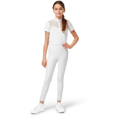 Legging équitation mid grip fille Equestrian Stockholm Movement Blanc - Publicité Legging équitation mid grip fille Equestrian Stockholm Movement Blanc - Publicité