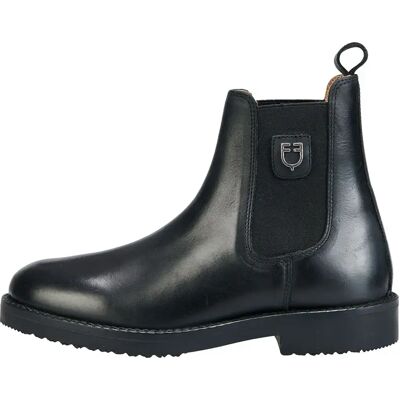 Bottines avec semelle en caoutchouc antidérapante Equestro Noir - Publicité Bottines avec semelle en caoutchouc antidérapante Equestro Noir - Publicité