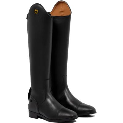 Bottes d'équitation microfibre enfant Equestro Noir - Publicité Bottes d'équitation microfibre enfant Equestro Noir - Publicité