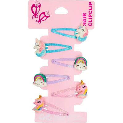 Pince à cheveux fille Equipage (x6) Multicolore - Publicité Pince à cheveux fille Equipage (x6) Multicolore - Publicité