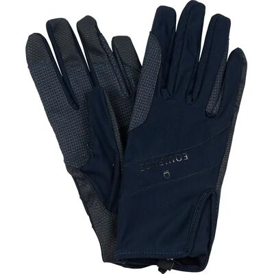 Gants d'équitation en cuir Equipage Hale Bleu - Publicité Gants d'équitation en cuir Equipage Hale Bleu - Publicité