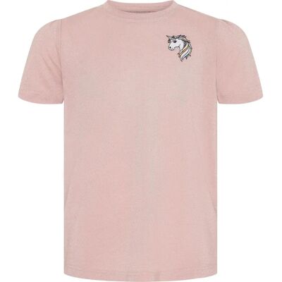 T-shirt fille Equipage Kara Rose - Publicité T-shirt fille Equipage Kara Rose - Publicité