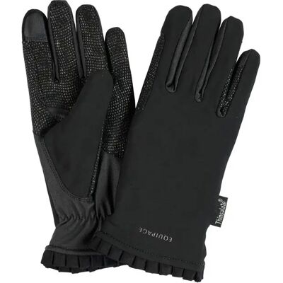 Gants d'équitation femme Equipage Lucy Noir - Publicité Gants d'équitation femme Equipage Lucy Noir - Publicité