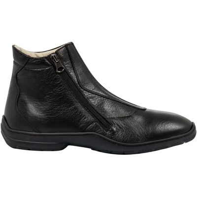 Bottines en cuir Franceschini Buffalo Canova Noir - Publicité Bottines en cuir Franceschini Buffalo Canova Noir - Publicité