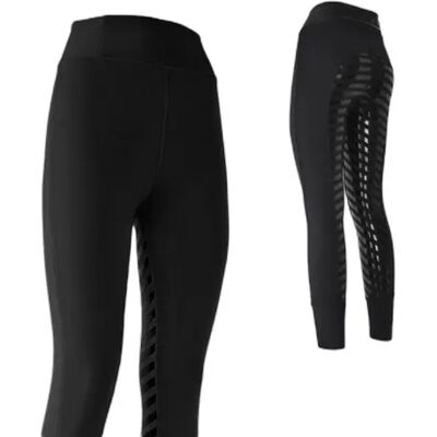 Legging équitation full grip fille Hispano Hipica Noa Adhesion Plus Noir - Publicité Legging équitation full grip fille Hispano Hipica Noa Adhesion Plus Noir - Publicité