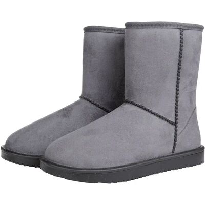 Bottines fourrées imperméables enfant HKM Davos Gris - Publicité Bottines fourrées imperméables enfant HKM Davos Gris - Publicité