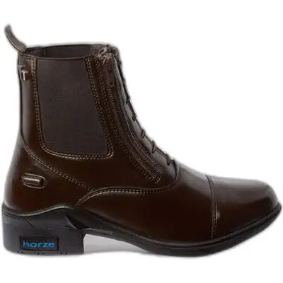 Bottes d'équitation doubel zip femme Horze Kingston Jodhpur Marron - Publicité Bottes d'équitation doubel zip femme Horze Kingston Jodhpur Marron - Publicité