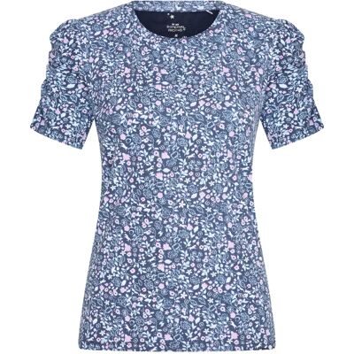 T-shirt fille Imperial Riding Strike a pose Flower Bleu - Publicité T-shirt fille Imperial Riding Strike a pose Flower Bleu - Publicité