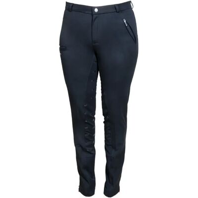 Pantalon équitation full grip antidérapant fille Karlslund Iceland Noir - Publicité Pantalon équitation full grip antidérapant fille Karlslund Iceland Noir - Publicité