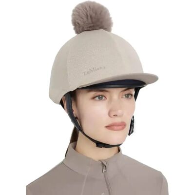 Toque pour casque équitation fille LeMieux Maria Beige - Publicité Toque pour casque équitation fille LeMieux Maria Beige - Publicité