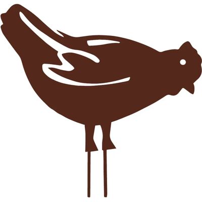 Objet décoratif poule Louis Moulin Marron - Publicité Objet décoratif poule Louis Moulin Marron - Publicité