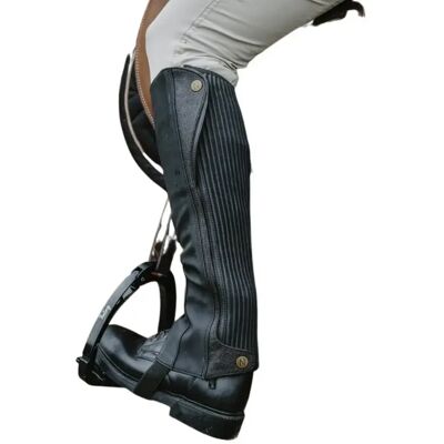 Mini-chaps enfant Norton Galaxy Noir - Publicité Mini-chaps enfant Norton Galaxy Noir - Publicité