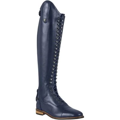 Bottes d'équitation à lacets cuir femme Premier Equine Maurizia Regular Bleu - Publicité Bottes d'équitation à lacets cuir femme Premier Equine Maurizia Regular Bleu - Publicité