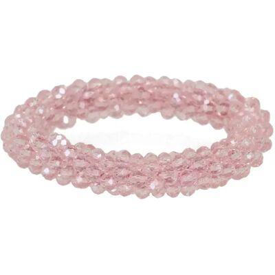 Élastique cheveux femme QHP Shine Rose - Publicité Élastique cheveux femme QHP Shine Rose - Publicité