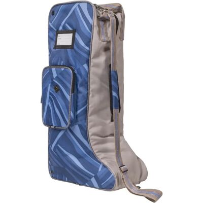 Sac à bottes collection équitation QHP Bleu - Publicité Sac à bottes collection équitation QHP Bleu - Publicité