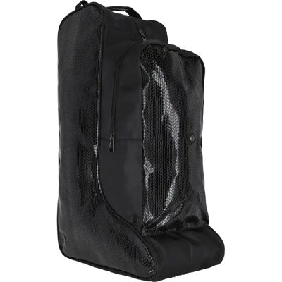 Sac à bottes équitation combi et bombe QHP Croco Noir - Publicité Sac à bottes équitation combi et bombe QHP Croco Noir - Publicité