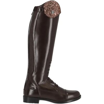 Bottes d'équitation enfant QHP Romy Marron - Publicité Bottes d'équitation enfant QHP Romy Marron - Publicité