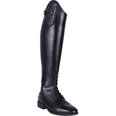 QHP Bottes d'équitation larges Sasha Noir - Publicité QHP Bottes d'équitation larges Sasha Noir - Publicité