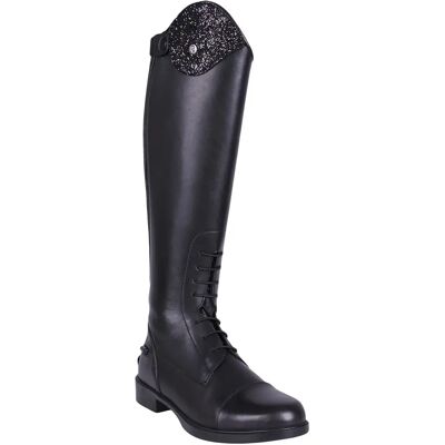 Bottes d'équitation enfant QHP Romy Noir - Publicité Bottes d'équitation enfant QHP Romy Noir - Publicité
