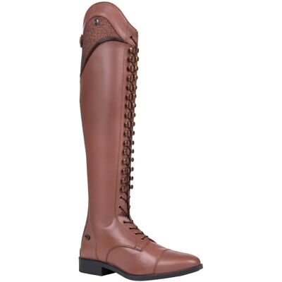 Bottes d'équitation femme QHP Hailey Marron - Publicité Bottes d'équitation femme QHP Hailey Marron - Publicité