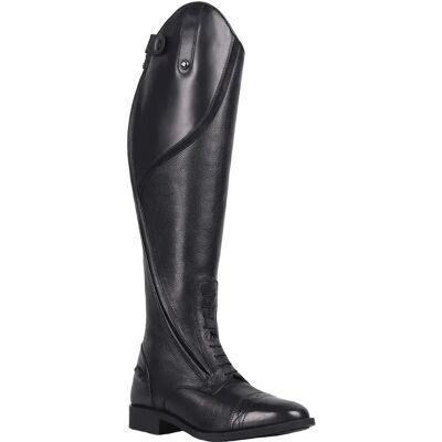 QHP Bottes d'équitation junior larges Tamar Noir - Publicité QHP Bottes d'équitation junior larges Tamar Noir - Publicité
