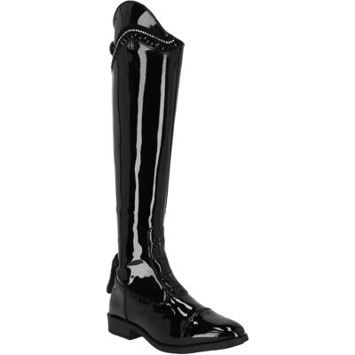 Bottes d'équitation QHP Lamira Noir - Publicité Bottes d'équitation QHP Lamira Noir - Publicité