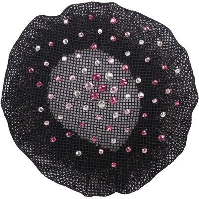 Résille pour chignon QHP Rhinestone Noir - Publicité Résille pour chignon QHP Rhinestone Noir - Publicité