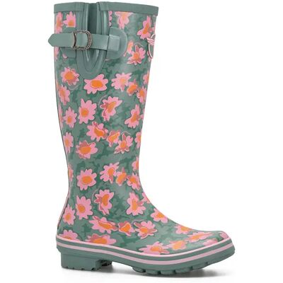 Bottes de pluie femme Rouchette Daisies Vert - Publicité Bottes de pluie femme Rouchette Daisies Vert - Publicité