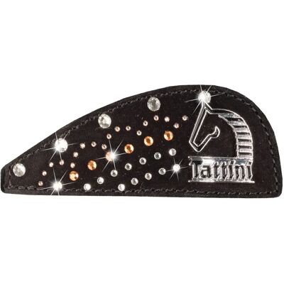 Patch textile en daim avec clous et strass Tattini patchs Noir - Publicité Patch textile en daim avec clous et strass Tattini patchs Noir - Publicité