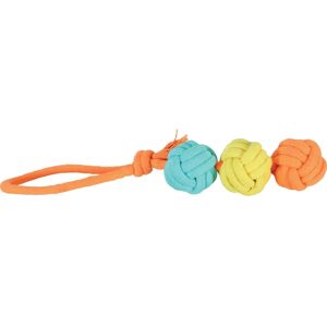 Jouet pour chien en corde à 3 balles Zolux Twist Orange - Publicité Jouet pour chien en corde à 3 balles Zolux Twist Orange - Publicité