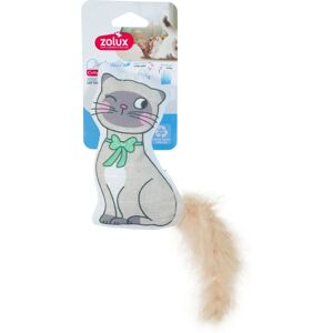 Jouet pour chat à plume pois Zolux Beige - Publicité Jouet pour chat à plume pois Zolux Beige - Publicité