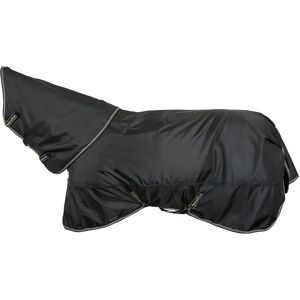 Couverture pour cheval avec couvre-cou Back on Track Obsidian 150g Noir - Publicité Couverture pour cheval avec couvre-cou Back on Track Obsidian 150g Noir - Publicité