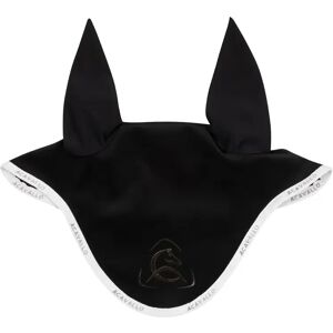 Bonnet anti-mouches pour cheval en silicone Acavallo Lycra Noir - Publicité Bonnet anti-mouches pour cheval en silicone Acavallo Lycra Noir - Publicité